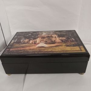 Vintage Wooden Lacquer Musical Jewelry Box  Tara Scarlett Turner Entertainment